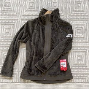 The Northface Furry Fleece brown full zip